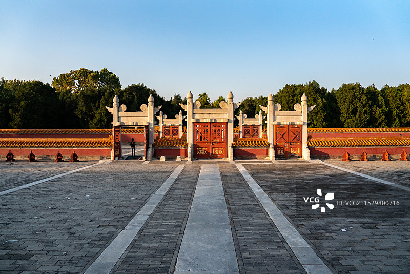 北京地坛公园方泽坛景区图片素材