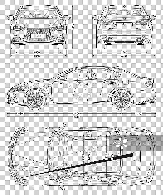 2017年雷克萨斯GS F图片素材
