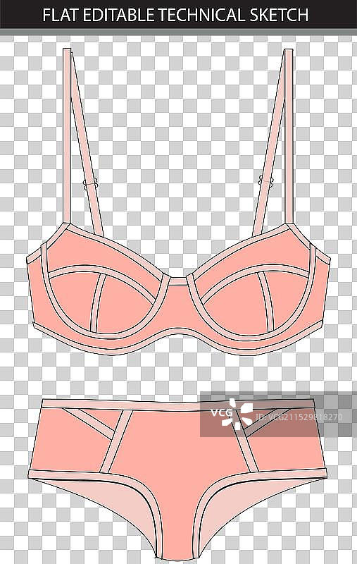 桃色内衣系列图片素材