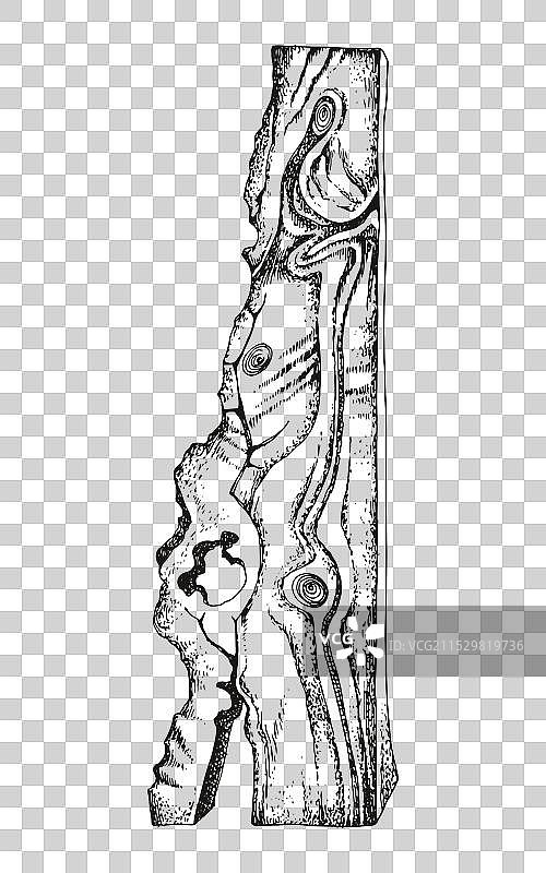 手绘木板图片素材