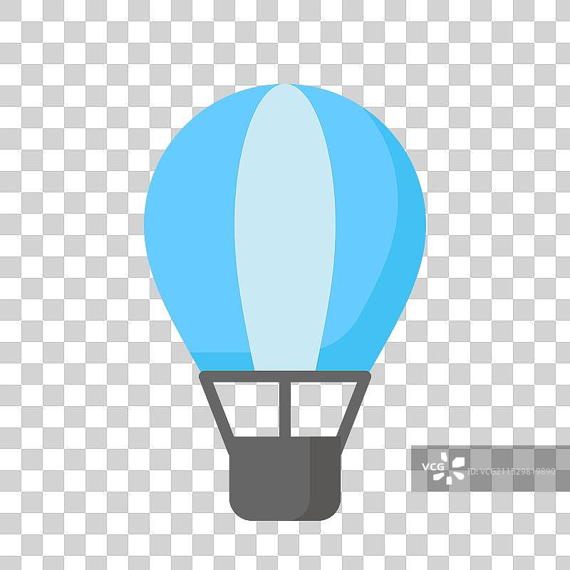 创意设计的热气球享受着图片素材