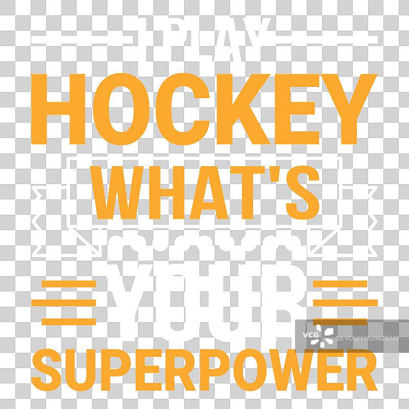 冰球时尚排版T恤设计图片素材