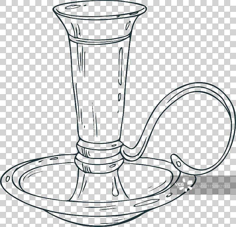 金色、铜色和青铜色的把手蜡烛图片素材