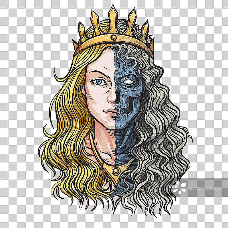 北欧女神赫尔图片素材