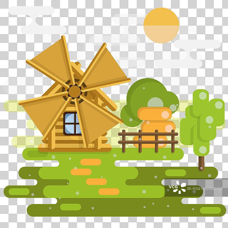 乡村风景图片素材