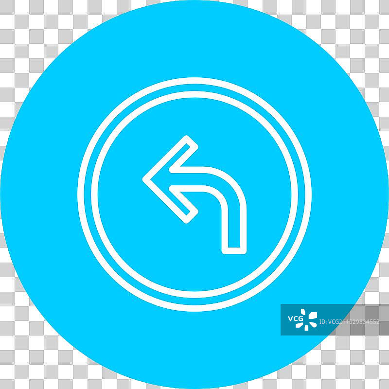 左转箭头图标设计图片素材