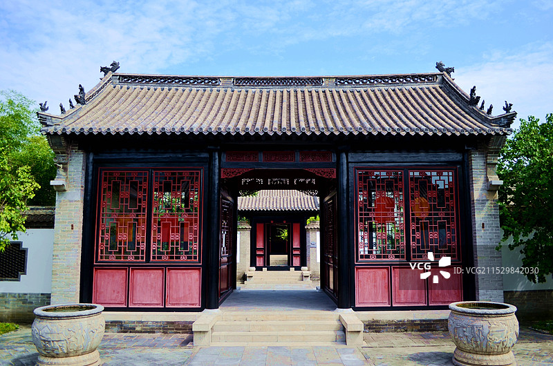 淄博王渔洋故里景区图片素材