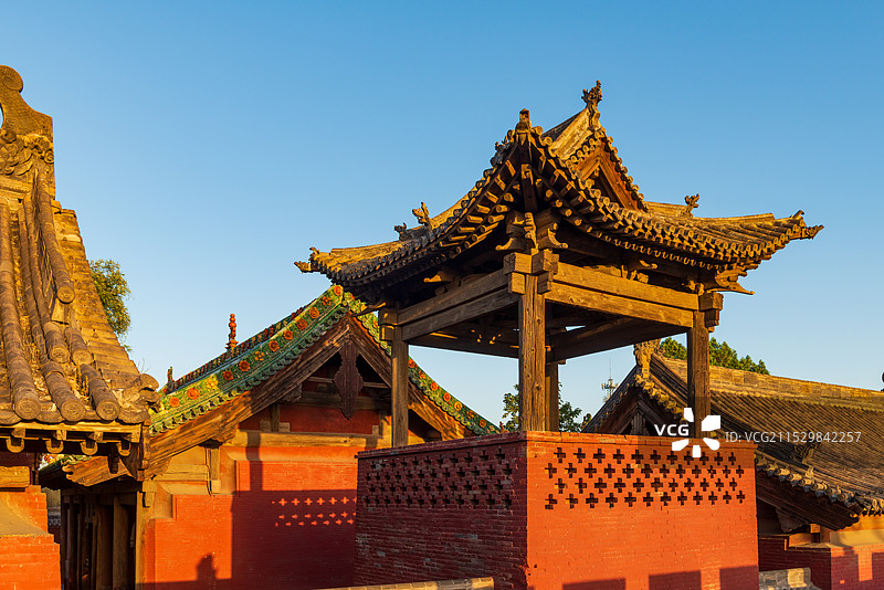 山西晋中平遥双林寺图片素材