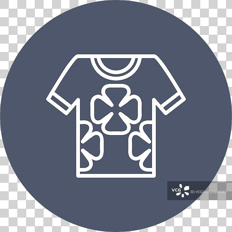 夏威夷衬衫图标设计图片素材