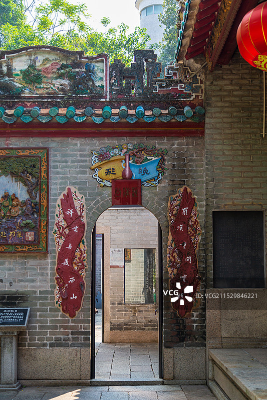 顺德大良西山庙图片素材