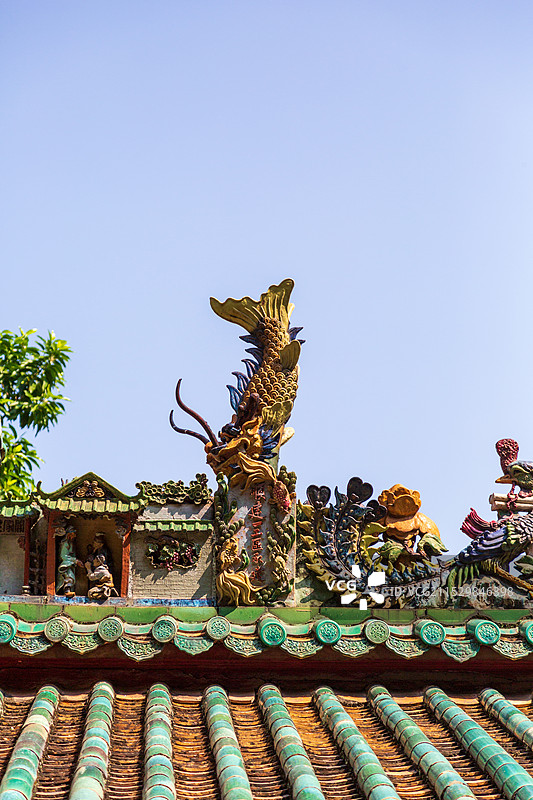 顺德大良西山庙图片素材