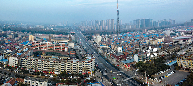 濉溪县 沱河路 县医院 体育馆 淮海路 恒大名都 工人文化宫 航拍图片素材