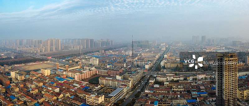 濉溪县 沱河路 县医院 体育馆 淮海路 恒大名都 工人文化宫 航拍图片素材