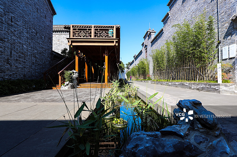 广陵有盐，拍摄扬州广陵古城更新图片素材