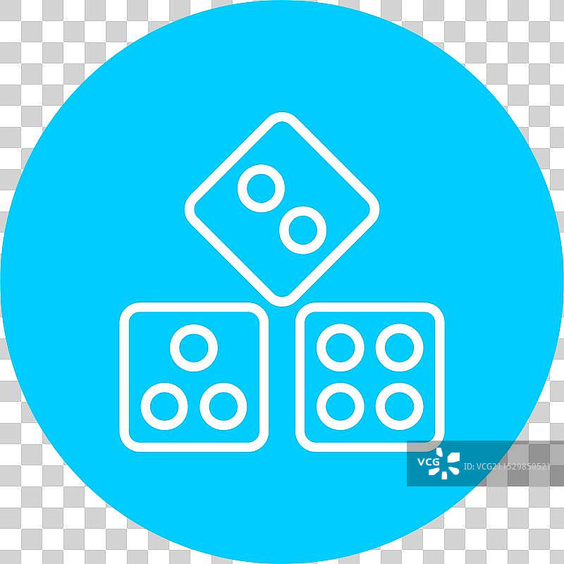 飞行棋骰子图标设计图片素材