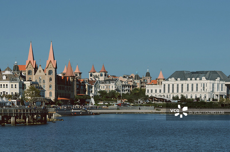 烟台海昌渔人码头旅游景区图片素材