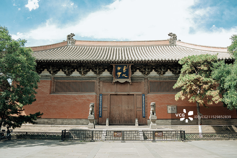 山西大同善化寺图片素材