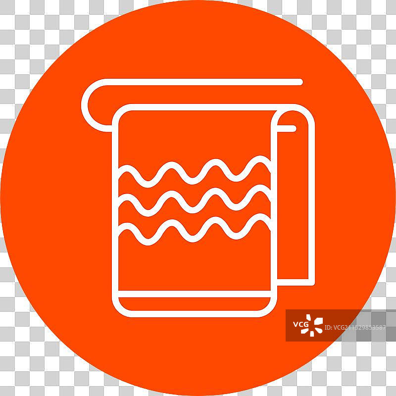 毛巾图标设计图片素材