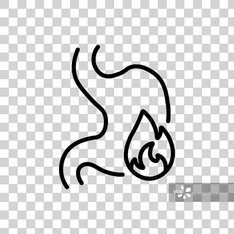胃灼热图标图片素材