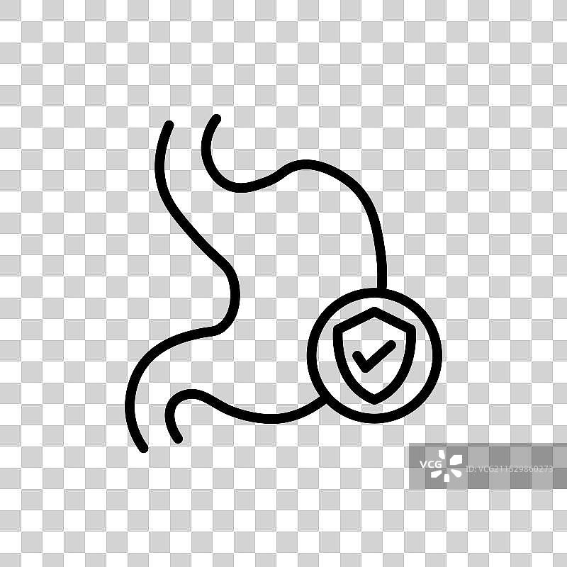 胃部保护图标图片素材