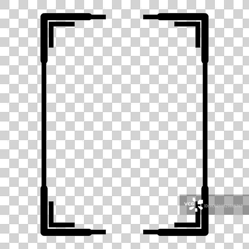 经典细致的框架修饰图标图片素材