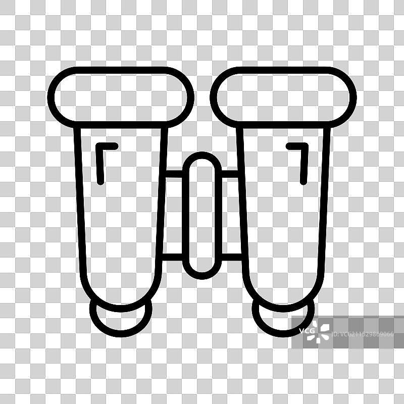 一种为每只眼睛配备镜头的光学仪器图片素材