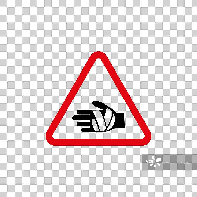 化学烧伤危险标志图标集 小心图片素材