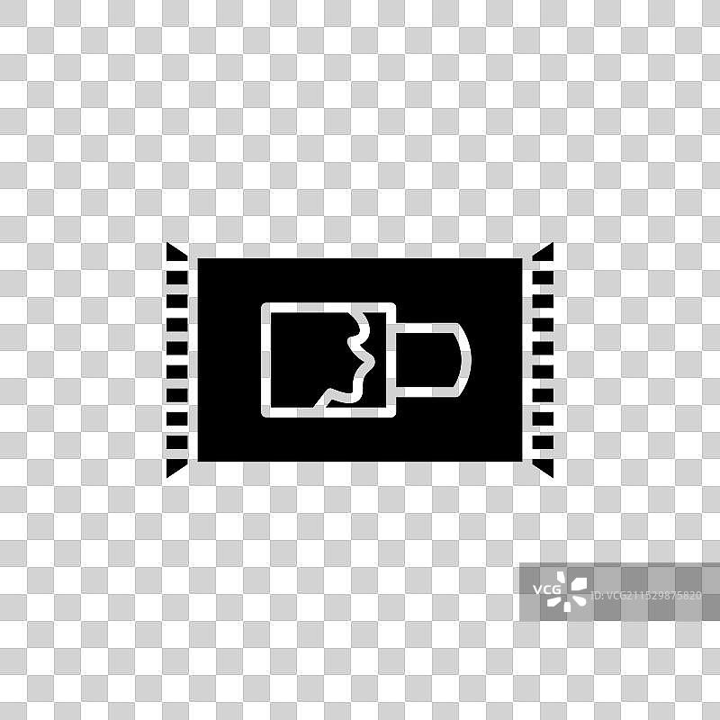 卸妆湿巾图标集 皮肤美容产品图片素材