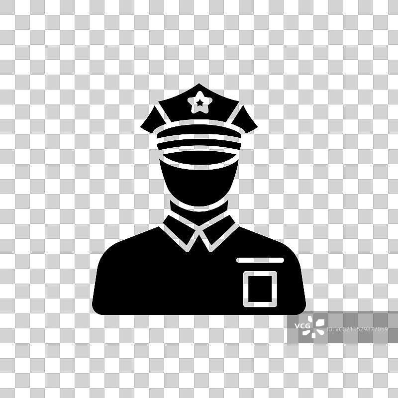 警察图标集 安全警卫符号 警察图片素材