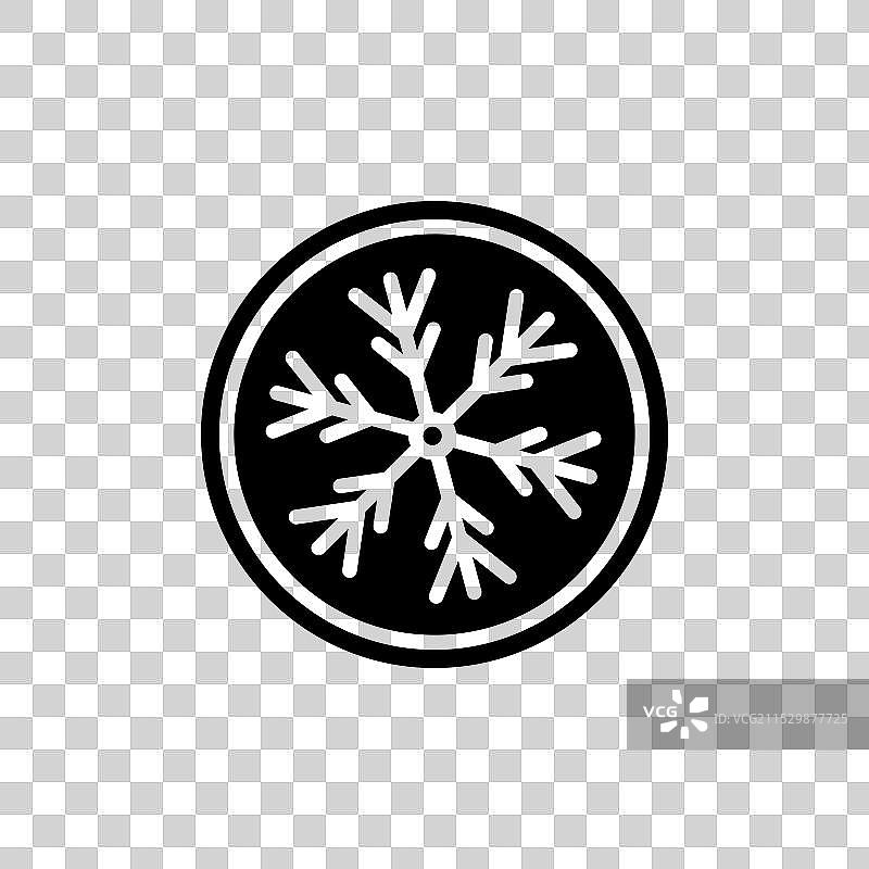 雪花图标集 雪花 冷 冻符号图片素材