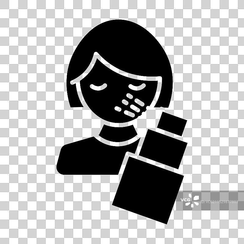 面部喷雾图标集 美容院喷雾瓶符号图片素材