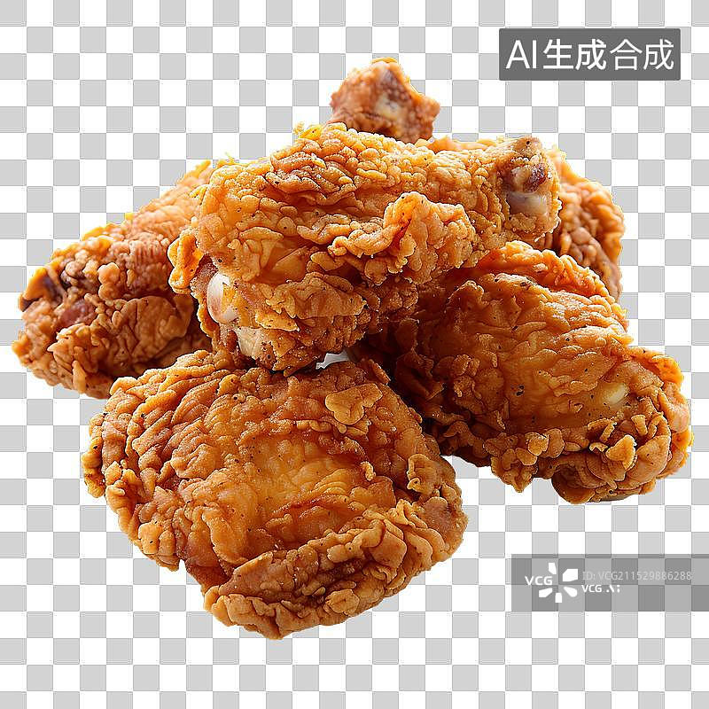 【AI数字艺术】免抠|炸鸡图片素材