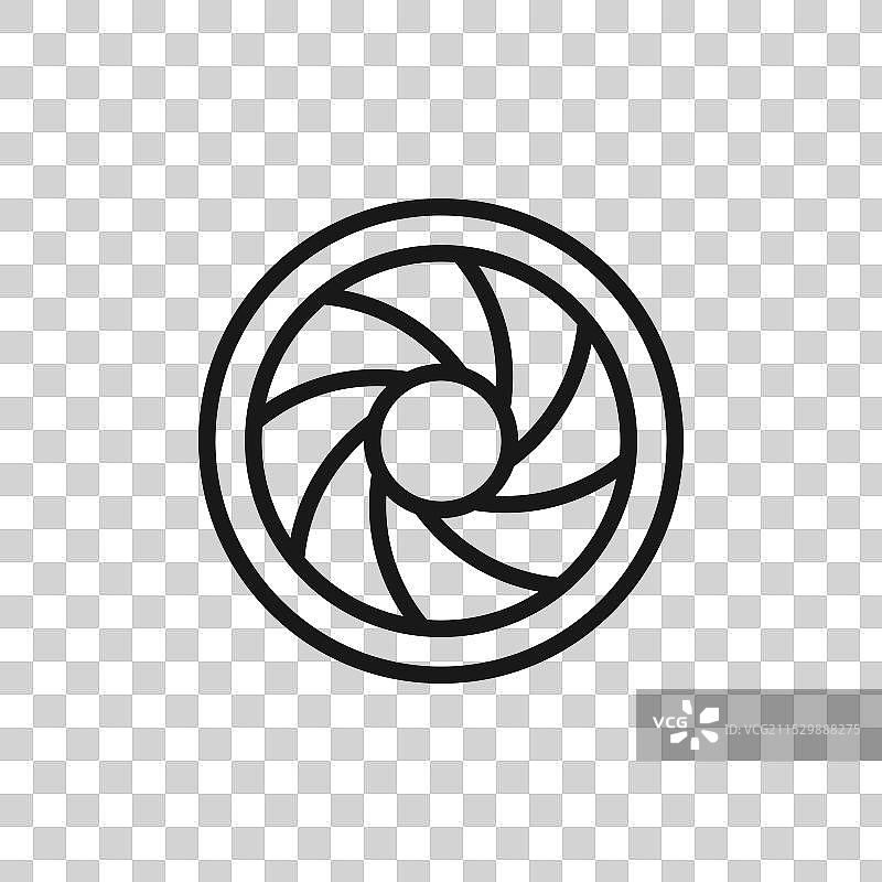 光圈图标图片素材