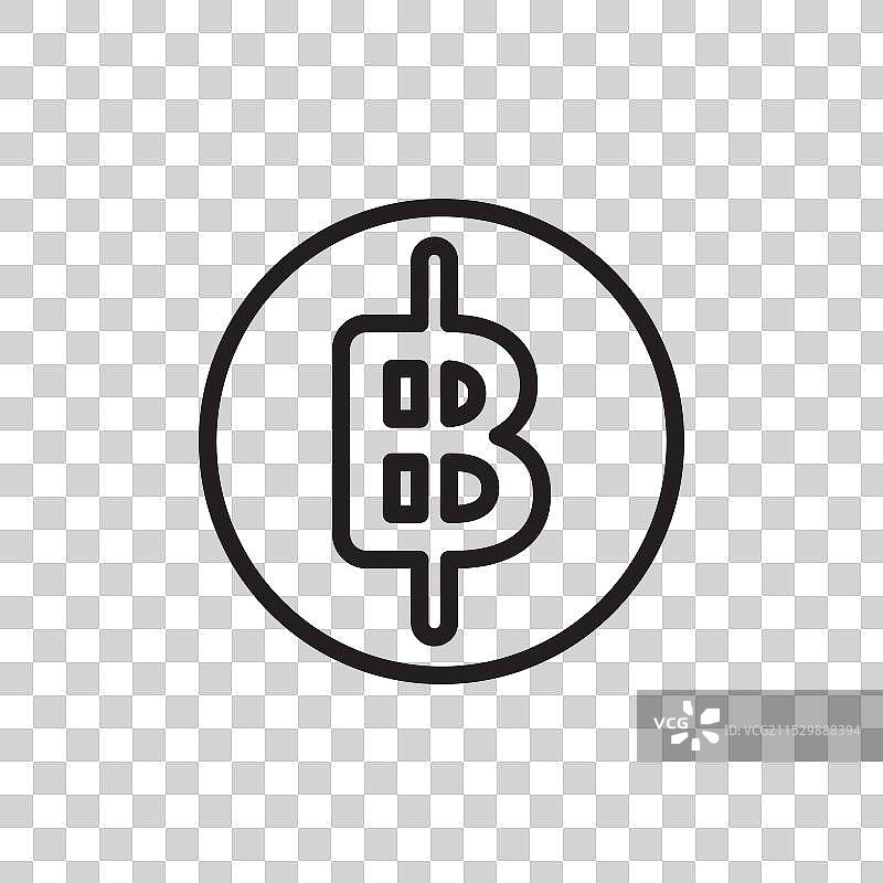 泰铢符号图片素材