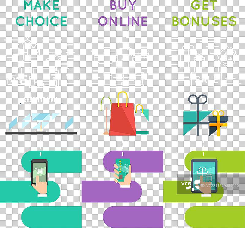 购物横幅套件图片素材