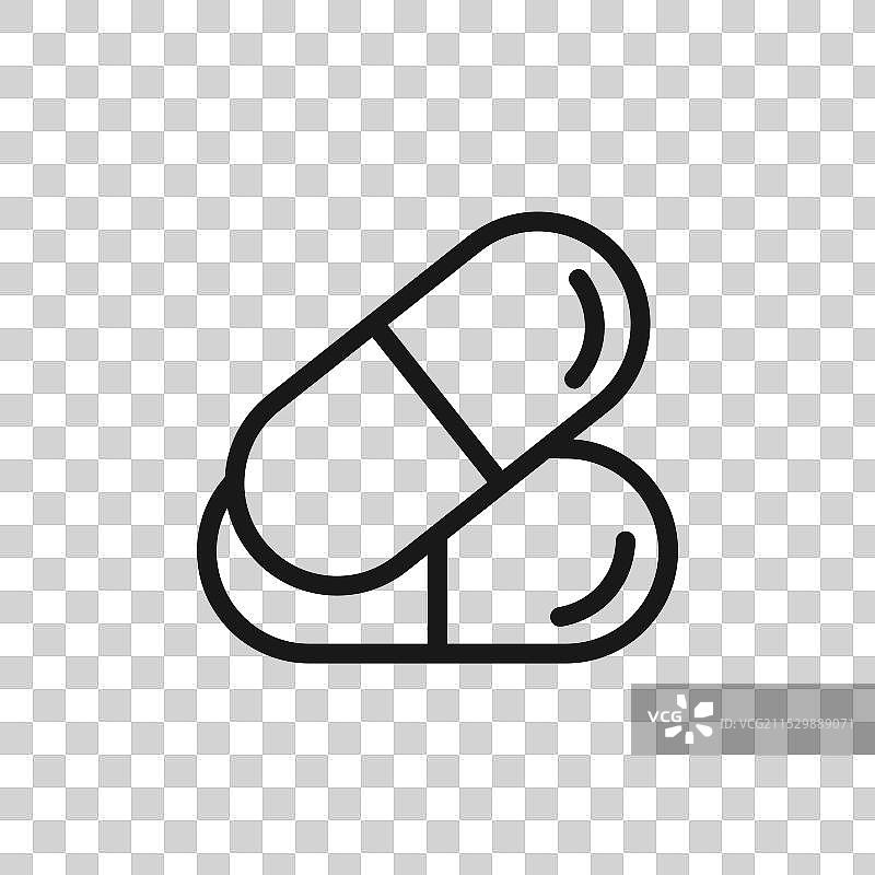 胶囊图标图片素材