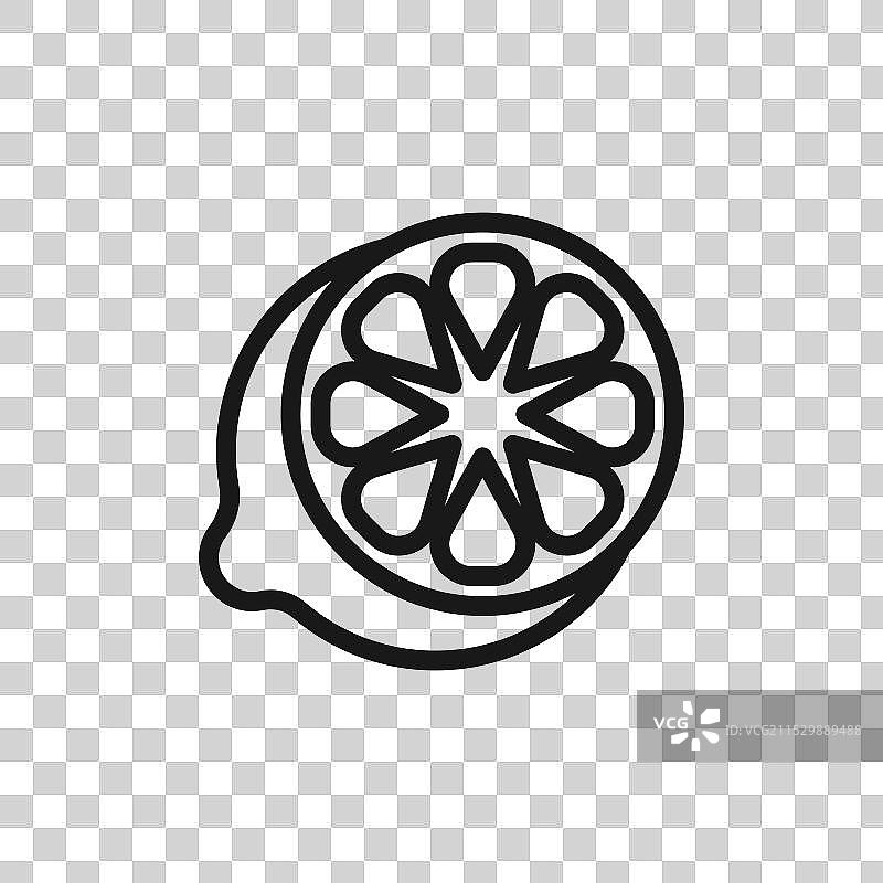 柑橘图标图片素材