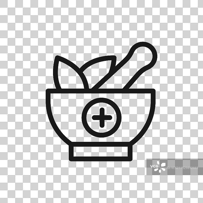 研钵和杵图标图片素材