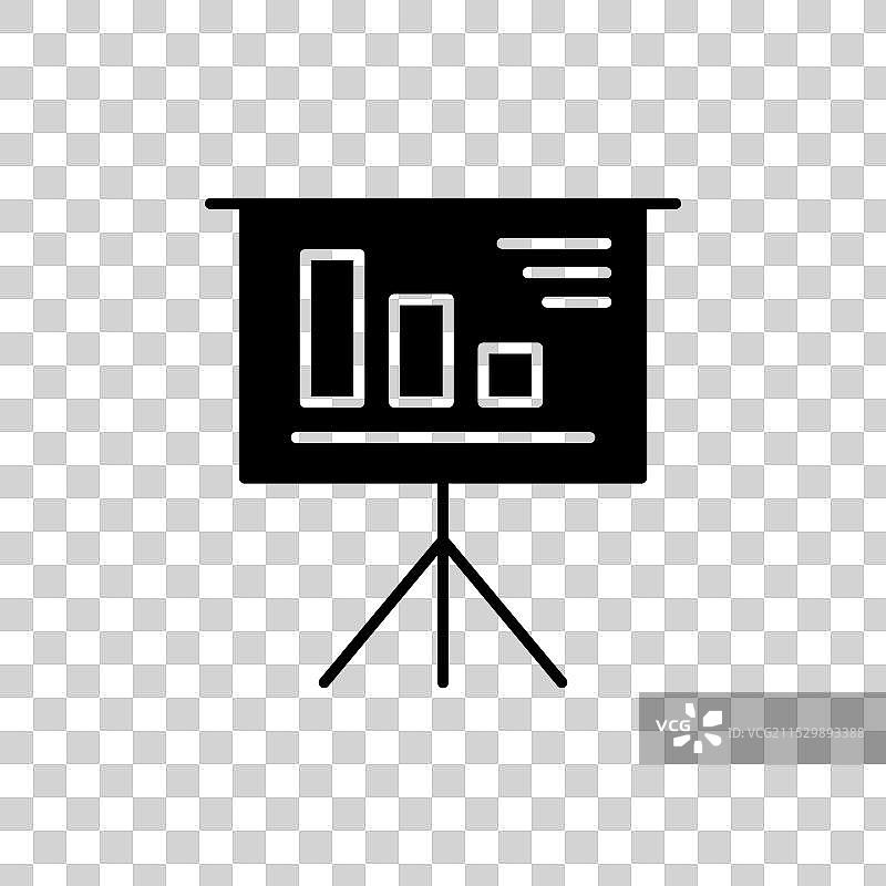 商务研讨会演示图标集图片素材