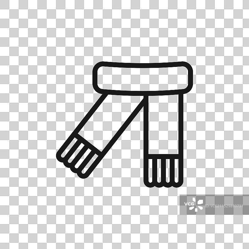 围巾图标图片素材