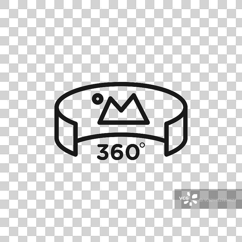 虚拟旅游图标图片素材