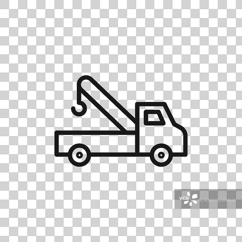 拖车图标图片素材