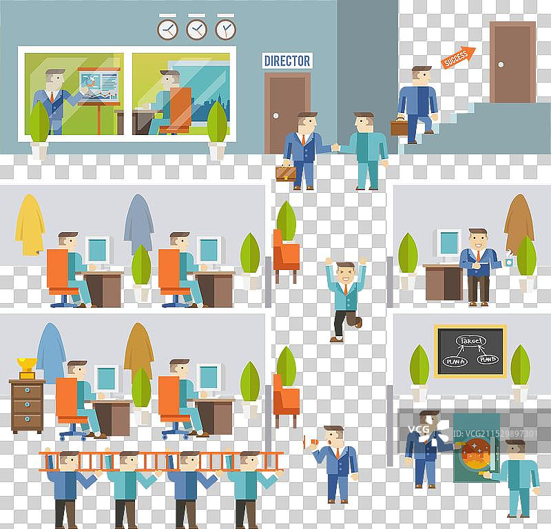 商业人士工作概念图片素材