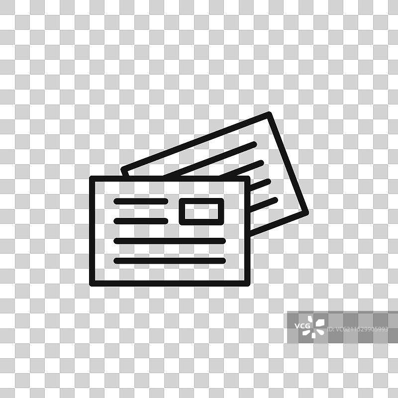 白色背景上的报纸图标符号图片素材