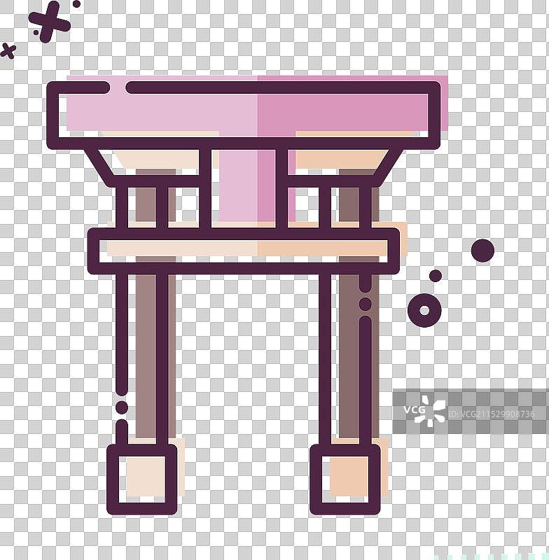 与樱花节相关的鸟居图标图片素材