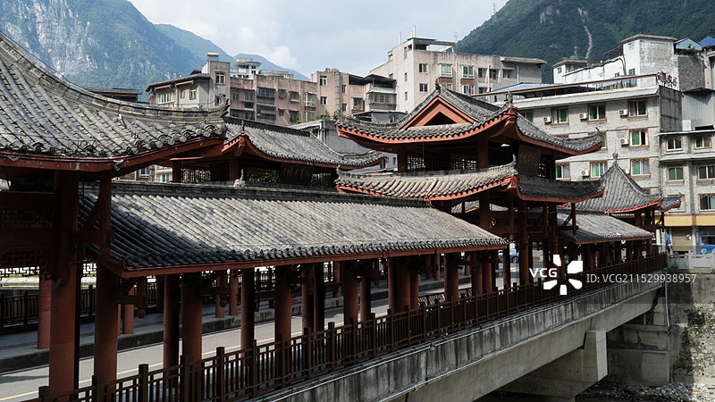 雅安熊猫古城景区图片素材