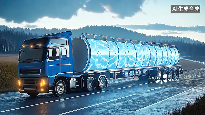【AI数字艺术】氢气运输图片素材