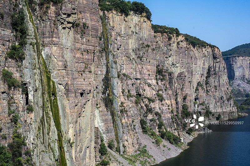 河南省郭亮村挂壁公路图片素材