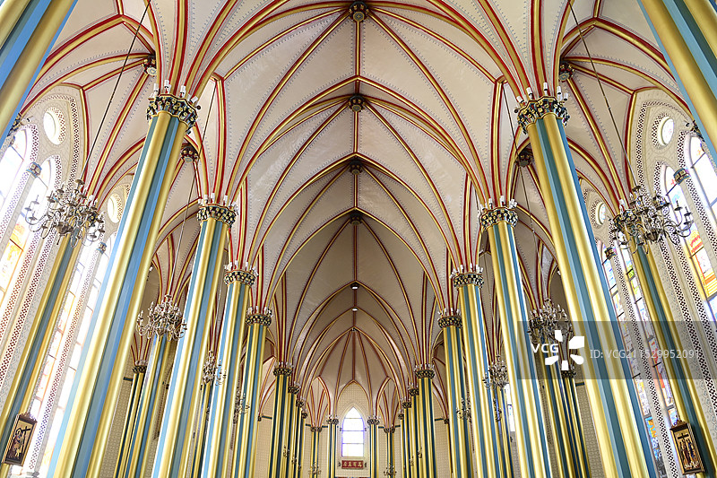 西什库教堂图片素材