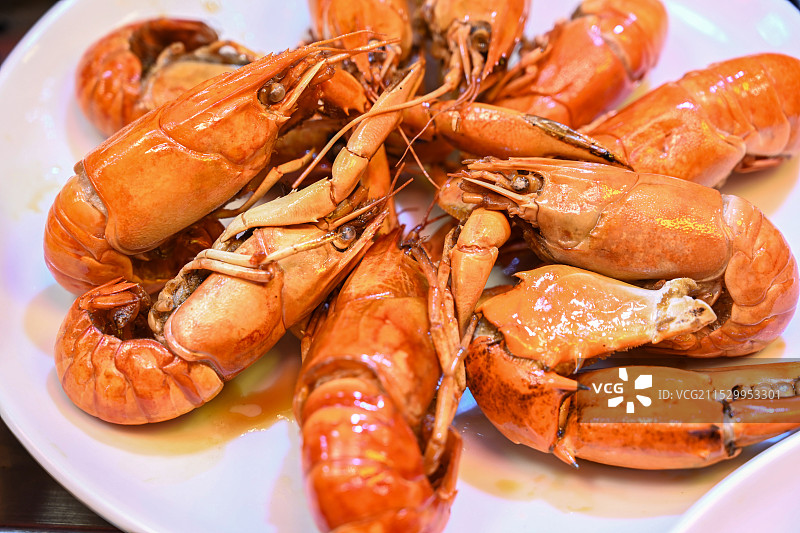 海鲜螃蟹大虾美食图片素材